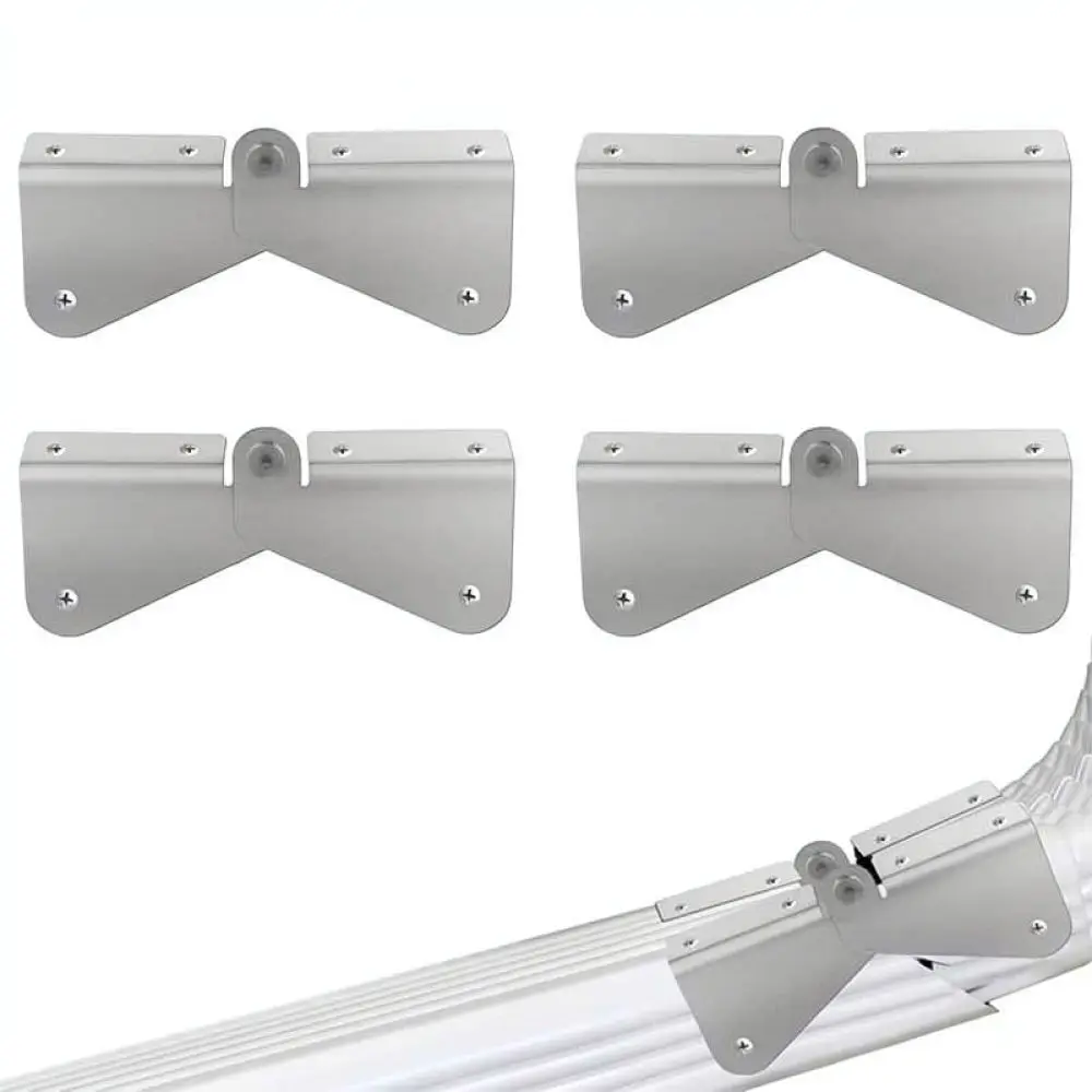 Gutter Downspout Extension Hinge Stainless Steel Flexible Flip Adapter For Rectangular Square Rain Pipe Garden Tool