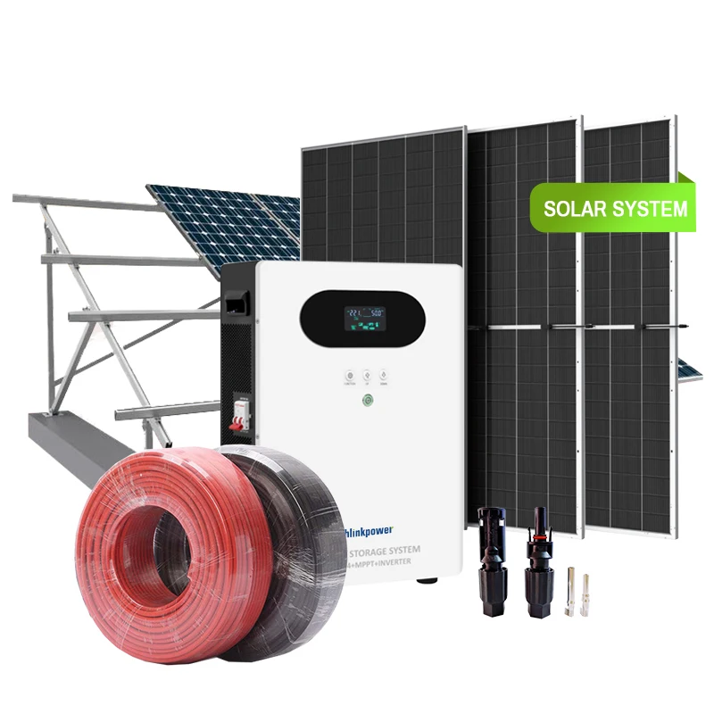 Portable BESS Complete Full Package 30KW 20KW 10KW Power Hybrid Solar Energy Storage System for Home on Off Grid Full Set
