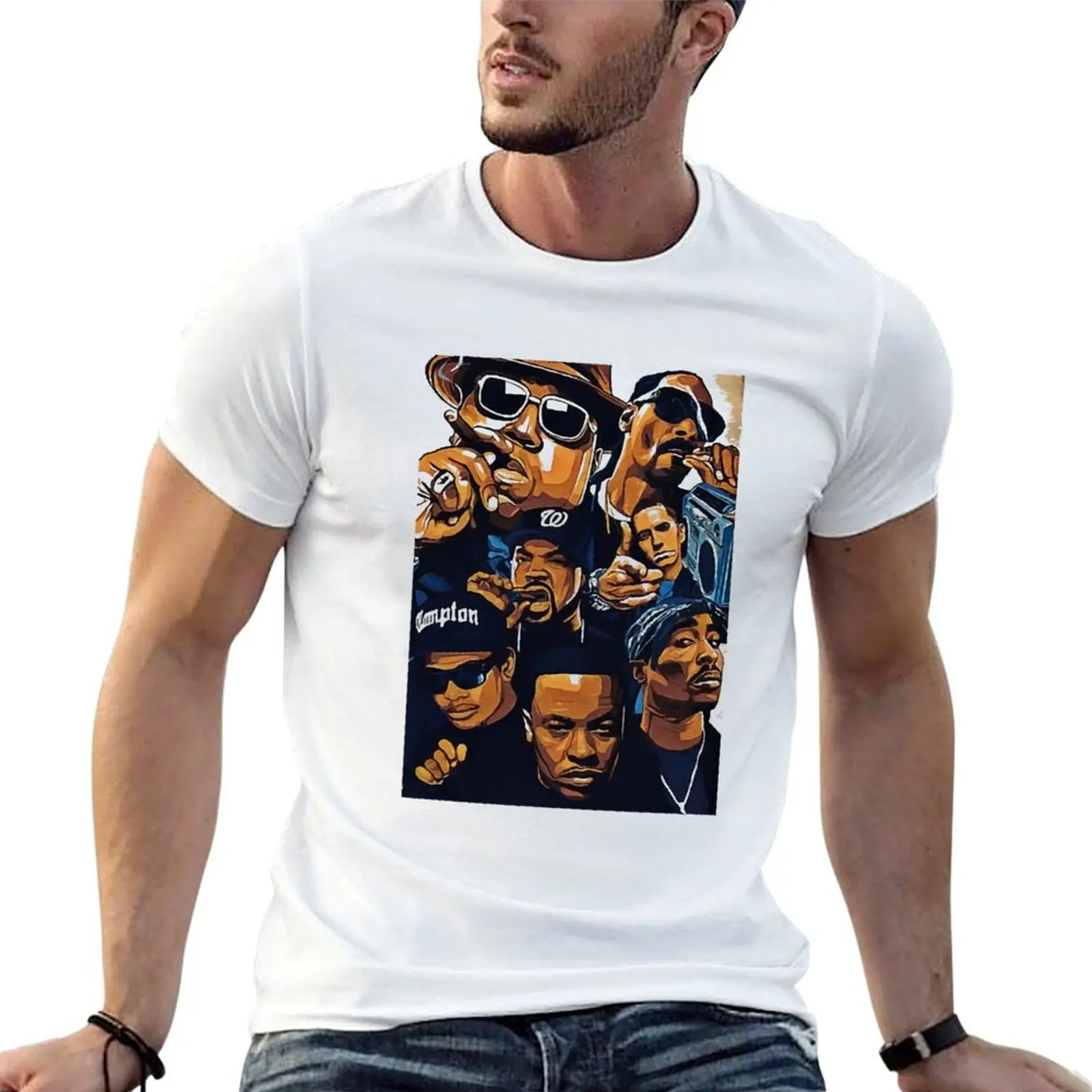 

Hip Hop Legends All Together T Shirt, Vintage T-Shirt cotton t shirts man 100% t shirts with prints T-Shirt