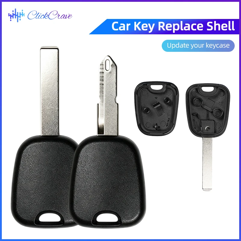 Upgraded Car Key Shell Case Key Replace Cover For Peugeot 407 207 206 107 4007 607 301 For Citroen C1 C2 C3 C4 Xsara Saxo Picass