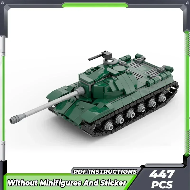 Moc Building Bricks Military Model IS-3 Heavy Assault Tank Technology Modular Blocks Gifts Christmas Toys DIY Sets Assembly