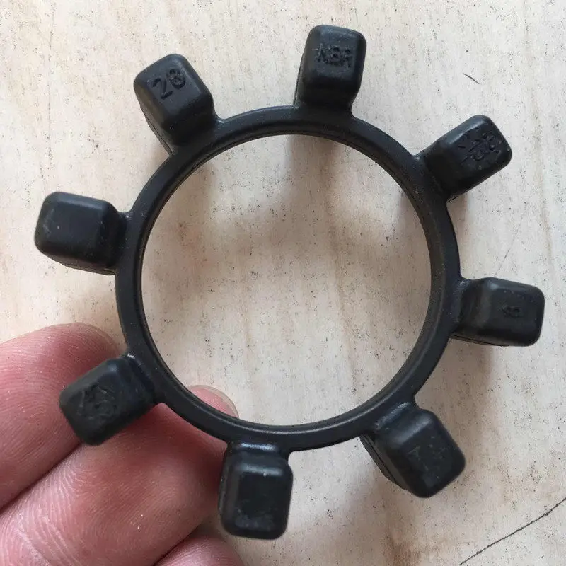 Almohadilla de Goma POLY-NORM 32/38/42/48/55/60/65/75/85, 8 Pétalos, 10 Ángulos, 12 NBR, Cuerpo Elástico