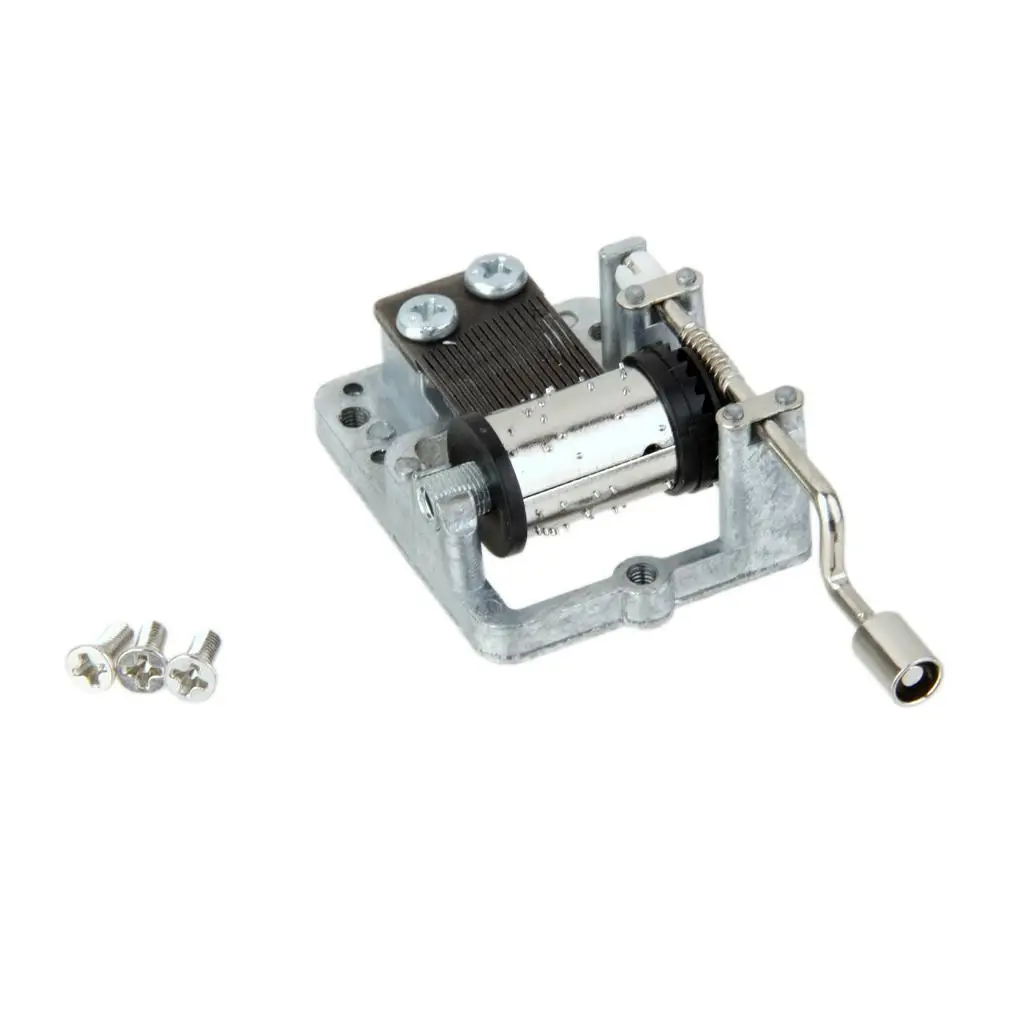 Musical Mechanism Movement Music Hand Crank -Choice of 11 Note
