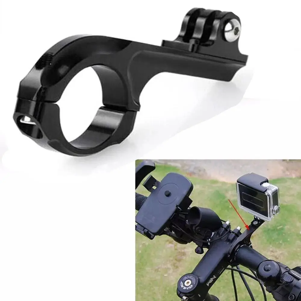 Bike Handlebar Mount Holder Ring Clasp Aluminum Bicycle Mounting Bracket Sports Camera Accessories Camera Stand for Gopro