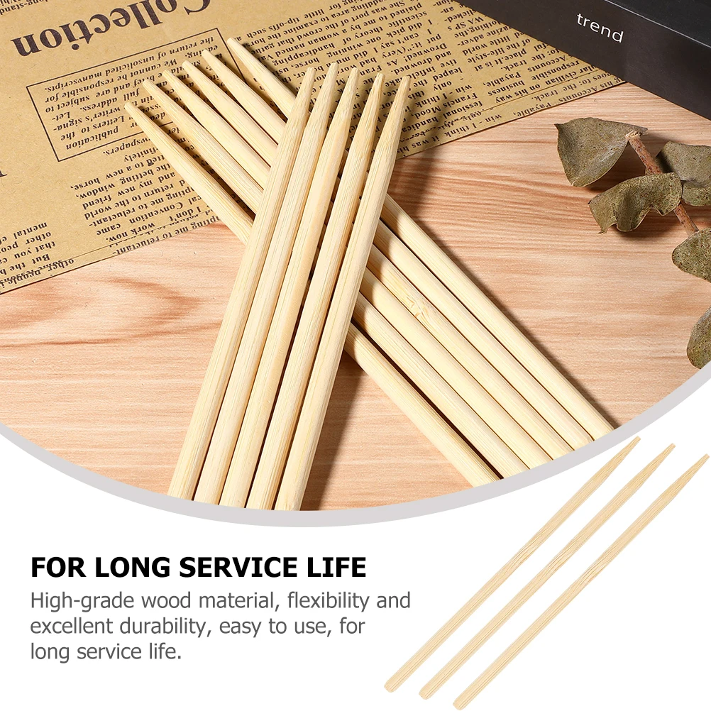 

Bamboo Stylus Pens for Scratch Paper Drawing Wood Stylus Sticks Craft Supplies Double Ended Design High Grade Material