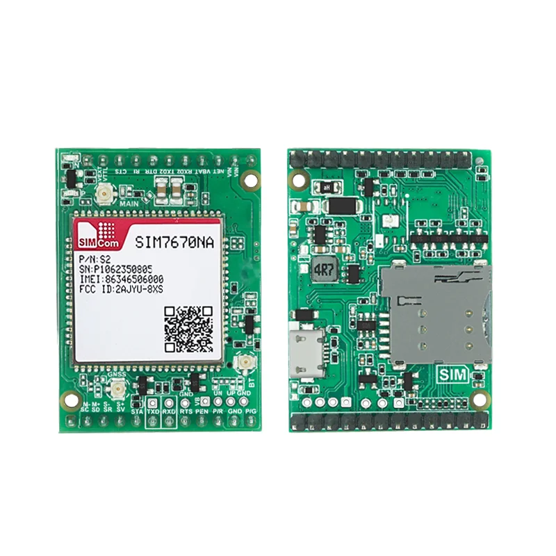 SIM7670NA SIM7670NA-LNGV SIM7670NA-MNGV CAT1 CoreBoard, chip Qualcomm, suporte para dados + GNSS (opcional) sem voz