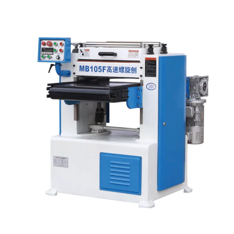 High Speed Spiral Thickness Planer Heavy Duty Thicknesser Combination Machine 220V Timber Planing Machine