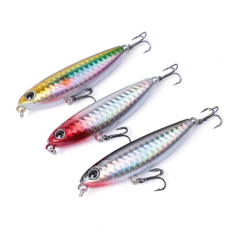 OUTKIT Fishing Lure Floating Pencil StickBait Lure 6cm 6g Wobblers Topwater Crankbait lures Artificiais Long Casting Hard Bait