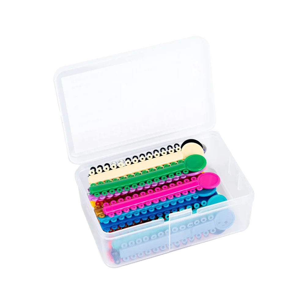 40pcs/bag Dental Orthodontics Elastic Ligature Ties Braces Elastomeric Dental Ligating Modules /ligature ties Dentist Treatment