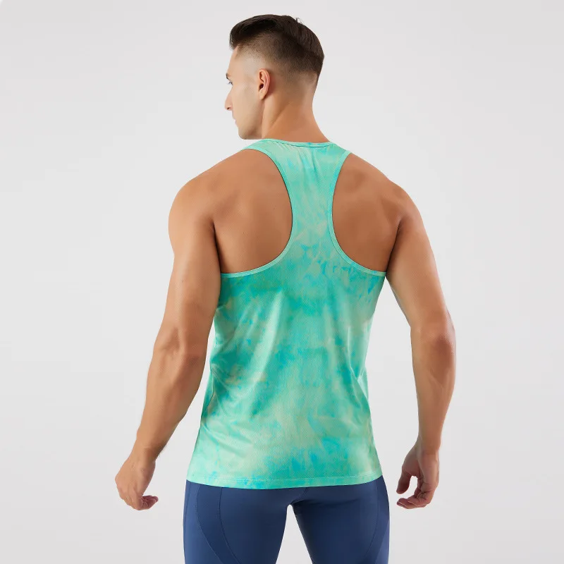 Men's Marathon Racing Running Vest quick drying Breathable Track and Field Training Fitness Competition Top image 4