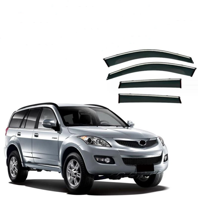 Window Visor Side Window Deflector Weather Shield For Great Wall Haval Hover H3 H5 2006 2007 2008 2009 2010 2011 2012 2013 -2023