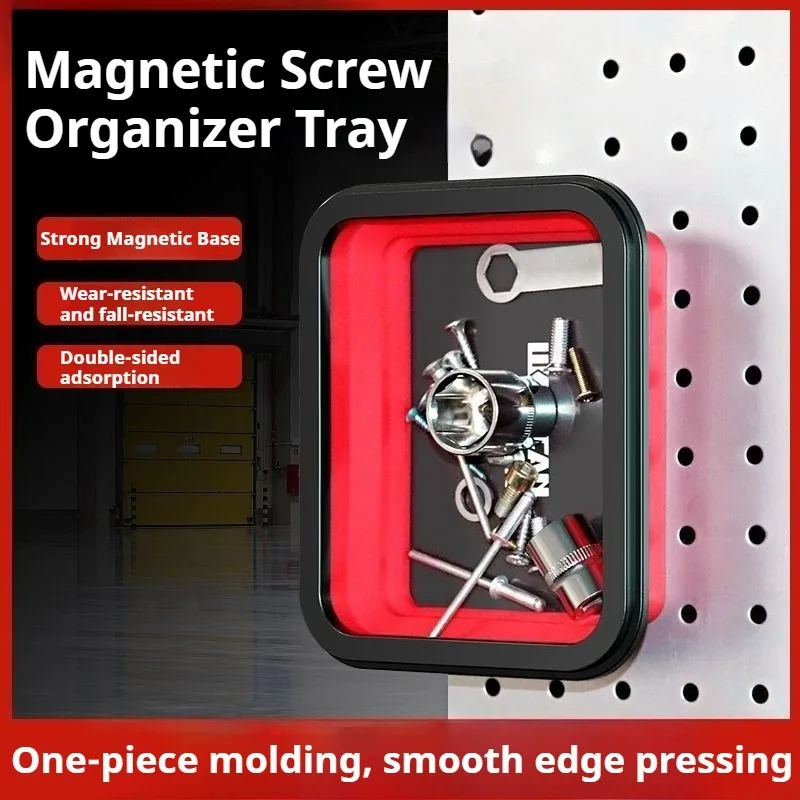 

Magnetic Silicone Parts Tray Professional Foldable Flexible Storage Mat Multifunctional Automotive Repair Workshop tools