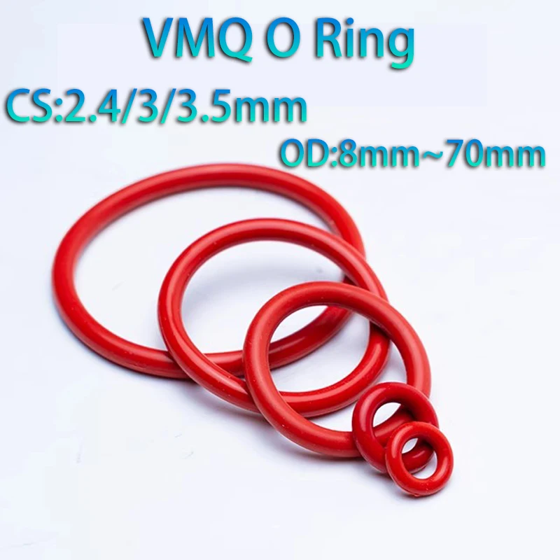 Red Silicone O Ring…