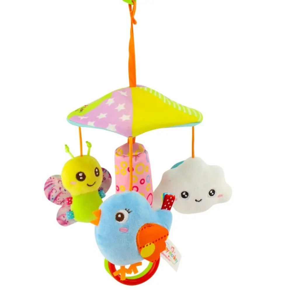 PP coton dessin animé Animal cloche Montessori éducation précoce nouveau-né hochets jouets sensoriels doux bébé hochets Mobiles jouets