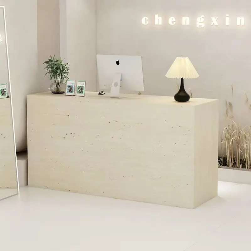 

Boutique Beauty Reception Counter Clinic Luxury Retail Store Reception Counter Checkout BakeryTheke Rezeption Office Furniture
