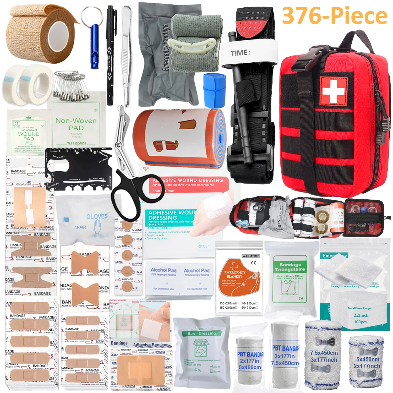 ชุดปฐมพยาบาล 376 ชิ้น กระเป๋าฉ - Bivy Bag Emergency บทวิจารณ์และราคา