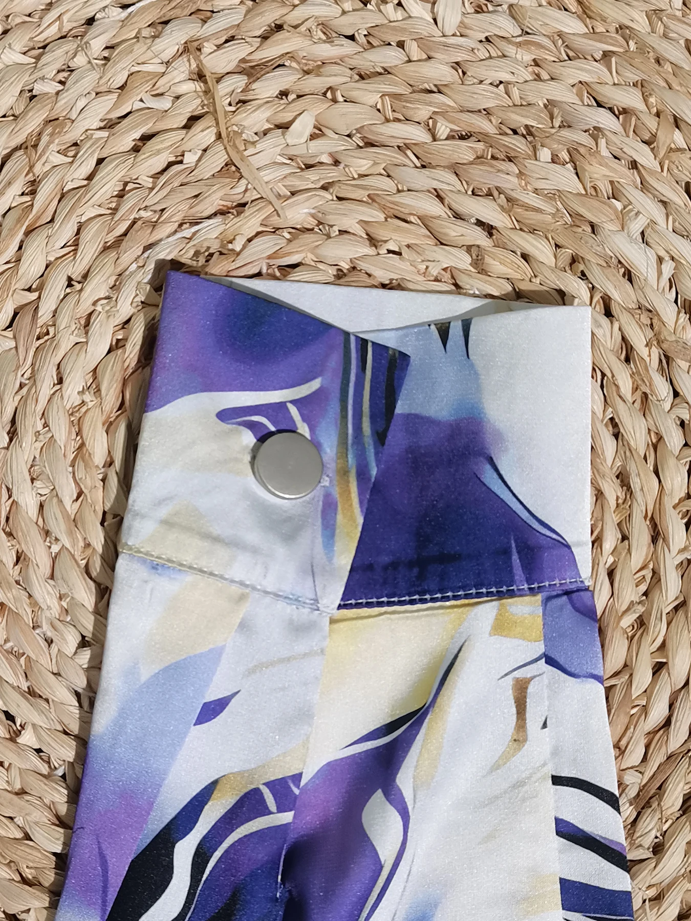 Langarmhemd mit Knopfleiste und Marmorprint, Langarmoberteile – Detail 6
