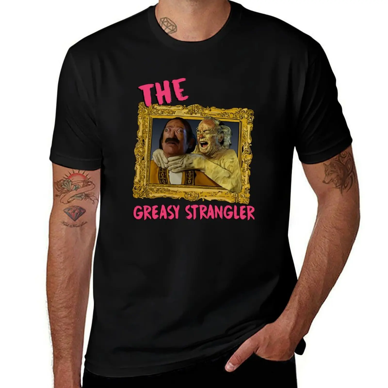 The Greasy Strangler T-Shirt Sweat Resistant Workout Tee Shirt T-Shirt