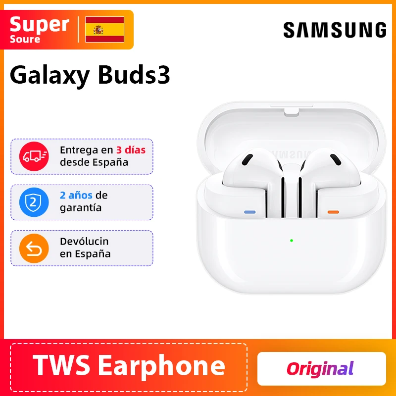 Original Samsung Galaxy Buds3 True Wireless Earphone Active Noise Cancellation Bluetooth 5.4 IP57 Water Resistance 360 Audio Samsung Galaxy Buds 3