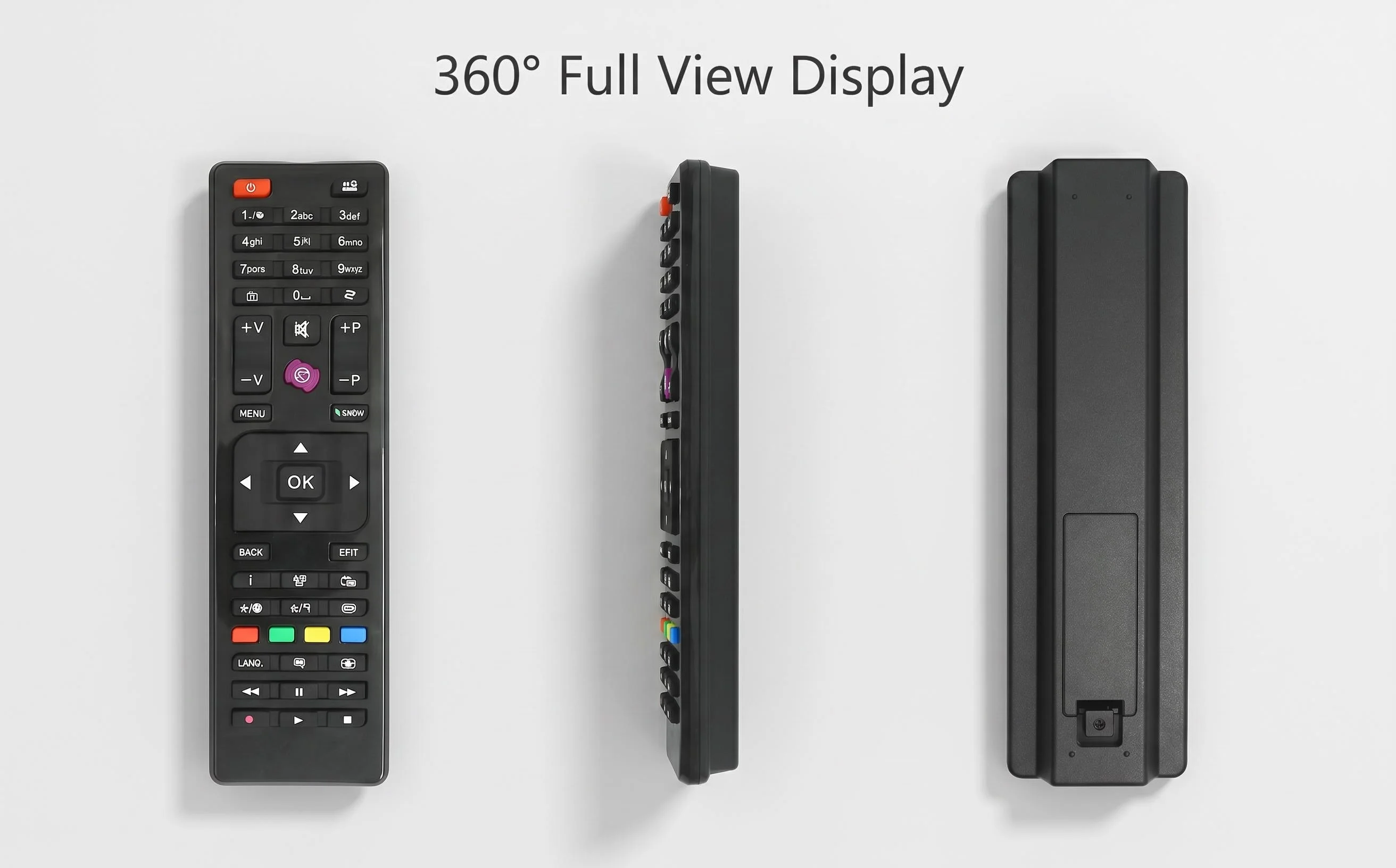 FAZV RM-L1387 Pilot zdalnego sterowania do RC4875/4870/4849 JVC VESTEL SELECLINE HITACHI TECHWOOD Telefunken Finlux TE32182B301C10 32272HDDVDL TV — zdjęcie produktu 5