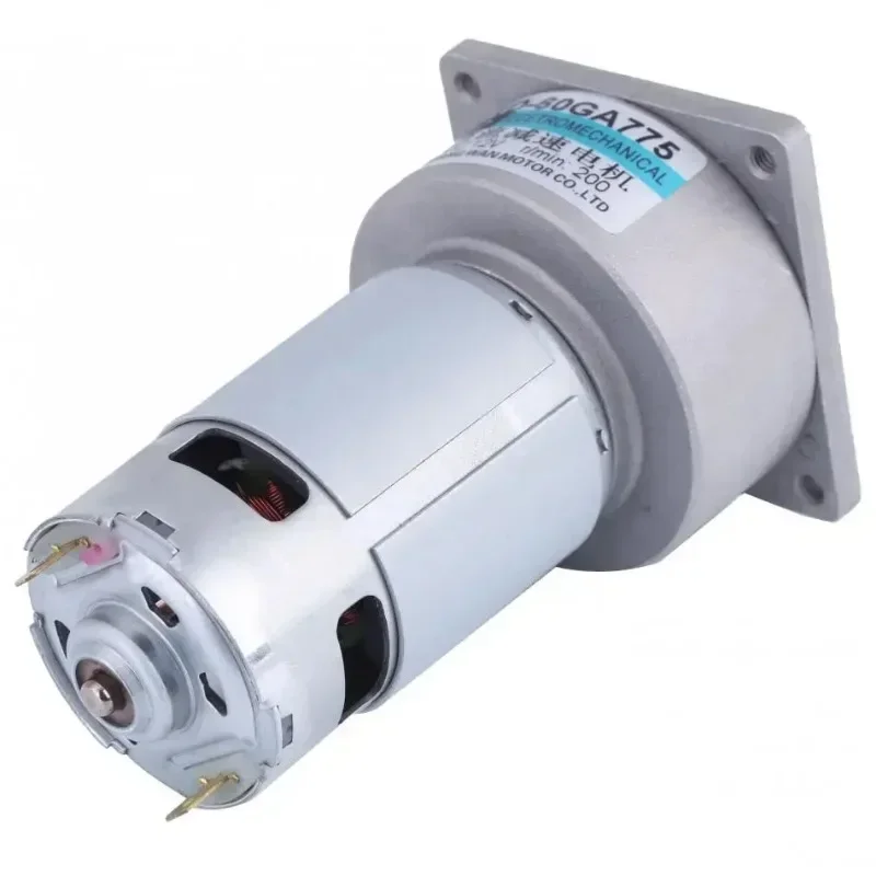 60GA775 DC12V 35W  DC Geared Motor Large Torque Adjustable Speed Micro DC Motor 200 RPM 300 RPM discount