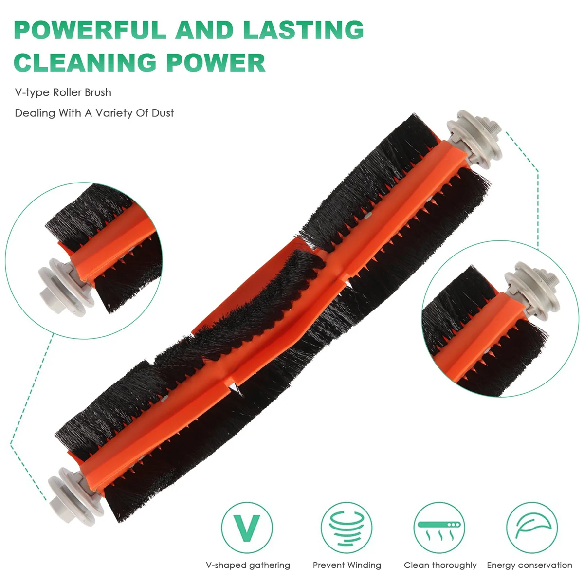 15 Stück Zubehör für Xiaomi Mijia 2c Staubsauger Hauptseite bürste Hepa Filter Mop Tuch Reinigung Ersatzteile