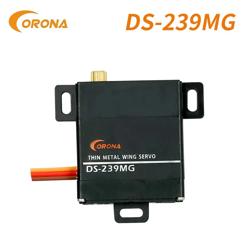 Corona DS-239MG 4.6kg 0.15sec 22g Digital Metal Gear Slim Wing Servo for RC Gliders Customized product