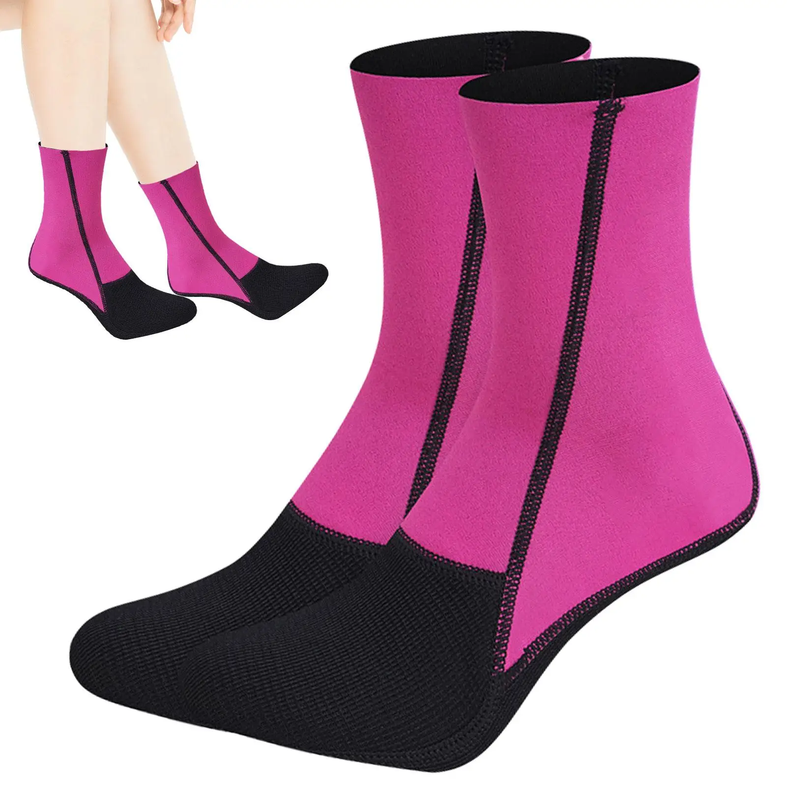 

Dive Socks Swim Fin Socks 1.5mm Breathable Quick-Dry Mesh Waterproof Non-Slip Gear For Youth Hiking Outdoor Swimming Fishing