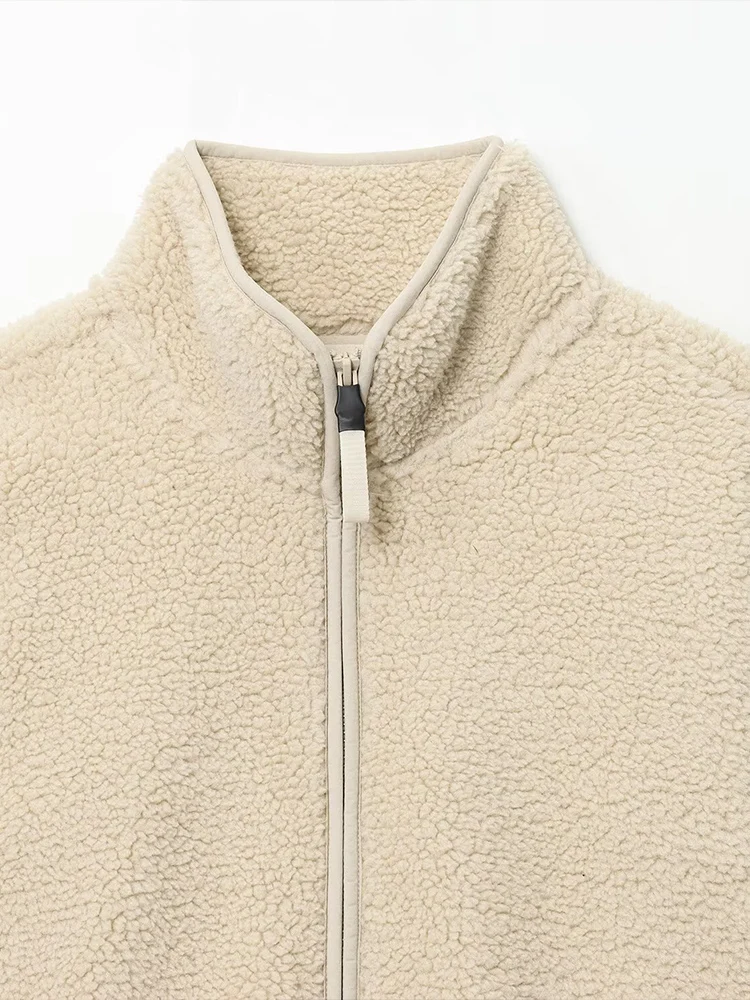 ملابس نسائية جديدة للخريف على الطراز الأوروبي والأمريكي سترة رياضية من جلد الغزال بأكمام طويلة عصرية ومتعددة الاستخدامات