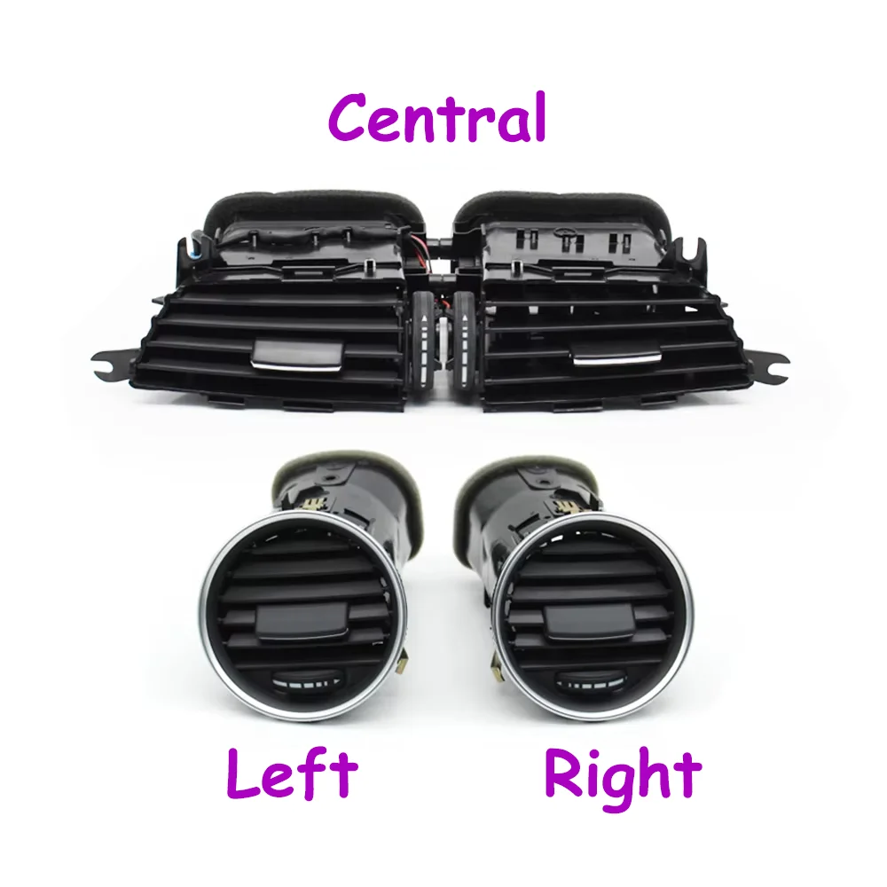 LHD RHD Front Dashboard AC Vent Grille Outlet Assembly For Mercedes Benz C Class W204 LCI 2011 2012 2013 2014 2048306754