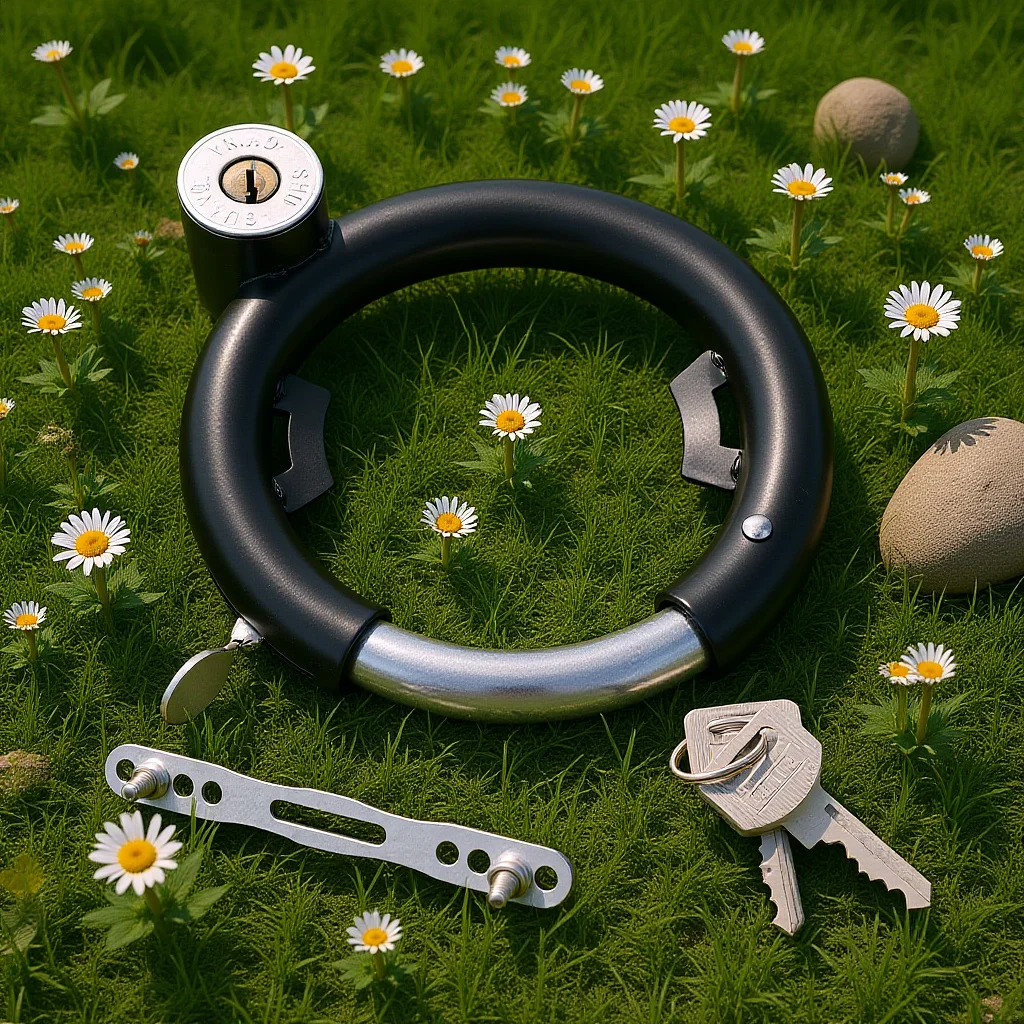 

Прочный велосипедный замок для электрического велосипеда, горного велосипеда, дисковый тормоз, замок для езды на велосипеде на открытом воздухе, портативный круглый замок, многофункциональный