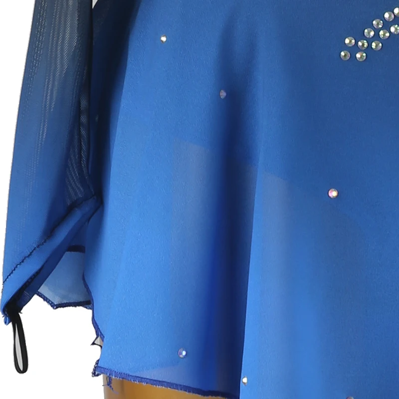 ชุดฟิกเกอร์สเก็ต ชุดเต้นรำ ชุดแสดงบนเวที เสื้อผ้าเด็กผู้หญิง เสื้อผ้าเด็ก ชุดสเก็ตน้ำแข็งแนวศิลปะ ชุดนักสเก็ตน้ำแข็ง B011