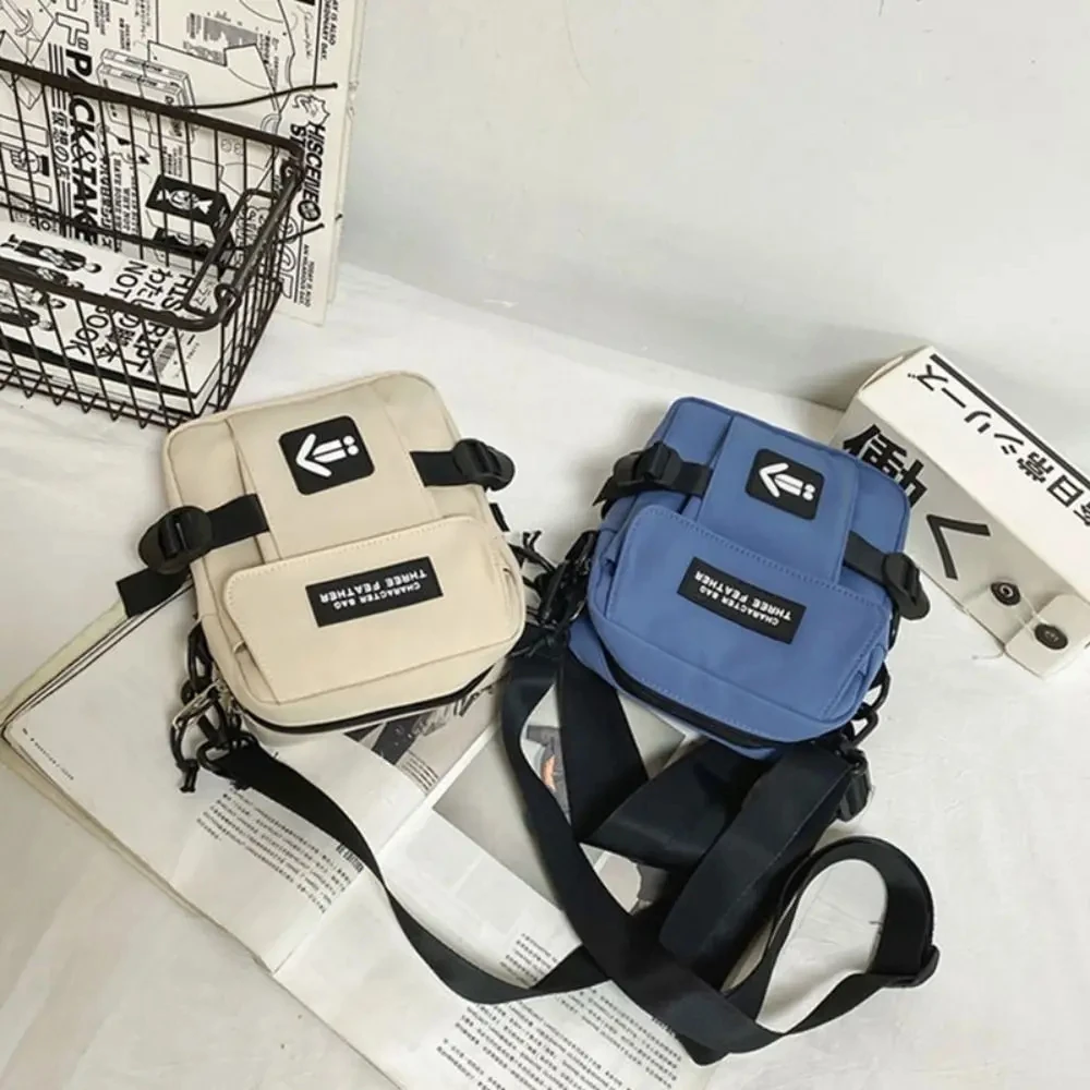 Nylon Women Sling Bag New Canvas Casual Mini Crossbody Bag Fashion Messenger Bag Shoulder Bags