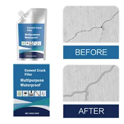 100g Leak-Free Glue Roof Leak Floor Crack Repair Waterproof Sealant Caulk Resistant Leak Sealing Gap Filling Grouting Adhesive