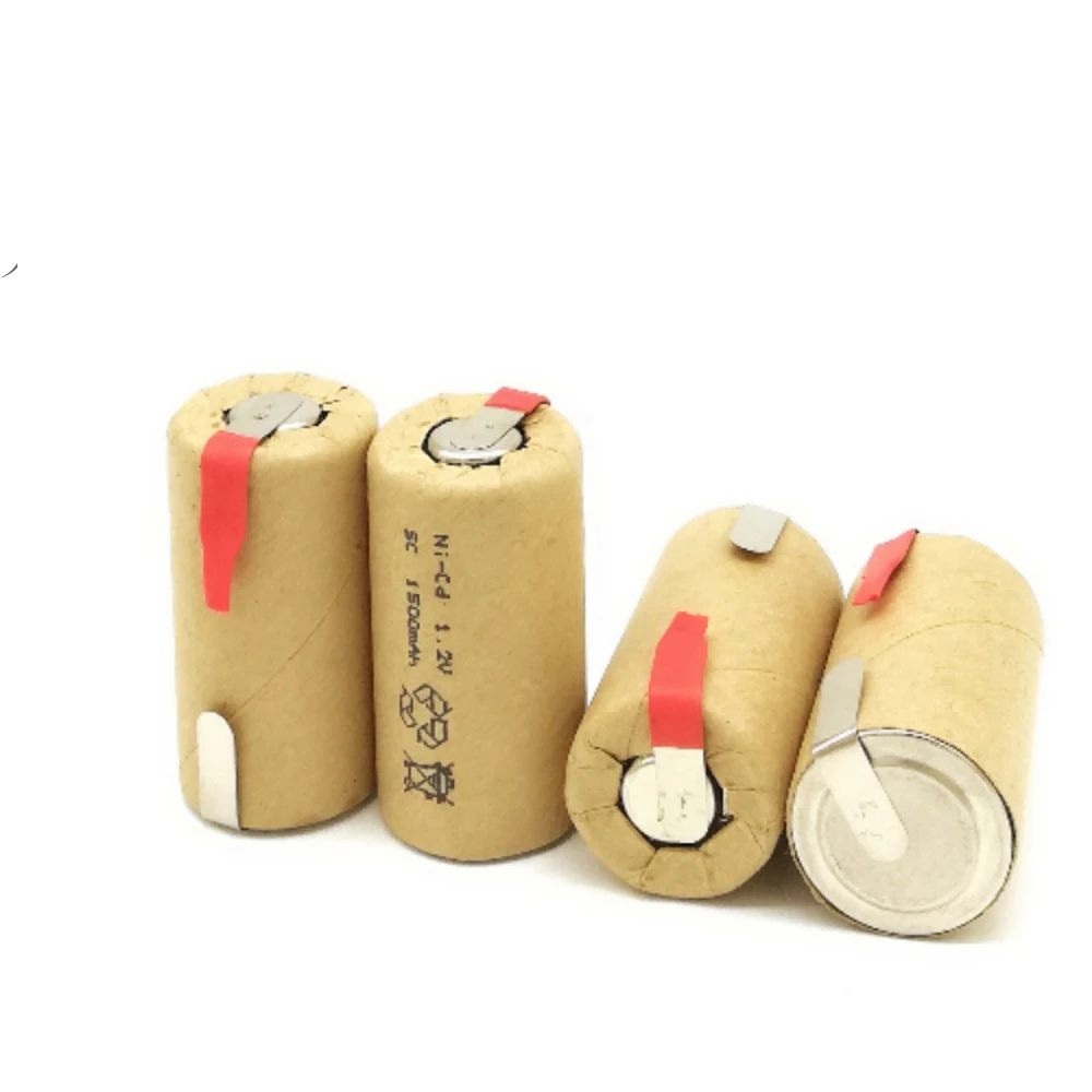 10pcs Ni-Cd Sc1500mah Sub C High Power 10c 1.2v Rechargeable Battery For Power Tools Electric Drill Screwdriver Vacuum Cleaner