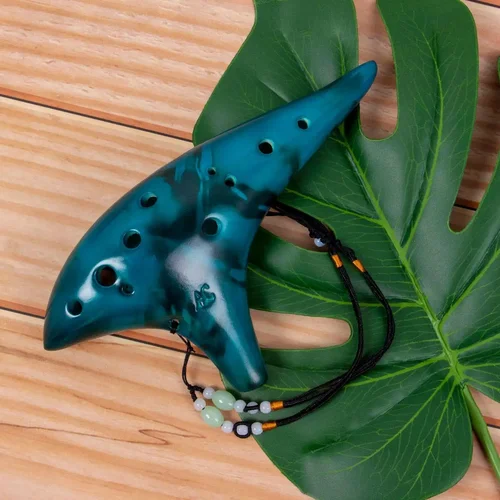 Imagen 2 del producto Miwayer Ocarina12 tonos Alto C alta calidad Ocarina Flauta Clásica instrumento Musical buen regalo para principiantes chino Tao