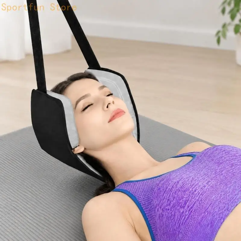 Variable-Length Neck Stretching Hammock for Supported Stretching Routines X7JD