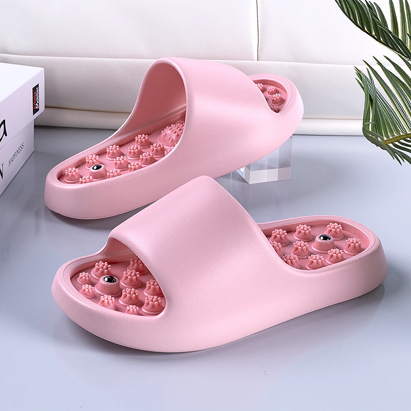 Fußmassage-Hausschuhe für Frauen, Akupressur-Pantoffeln für den Hausgebrauch, Lässige Fußstressabbau-Sandalen, Outdoor-Strandsandalen – Detail 6