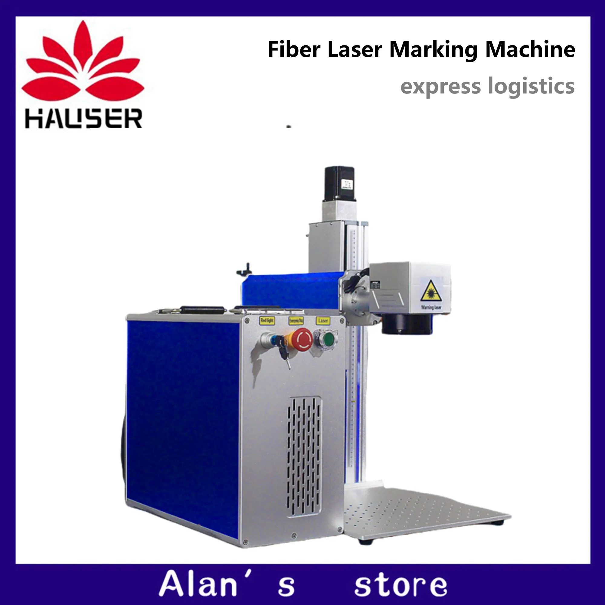 

30W Split Fiber Laser Marking Machine Metal Marking Machine Laser Engraver Machine Nameplate Laser Marking Mach Stainless Steel