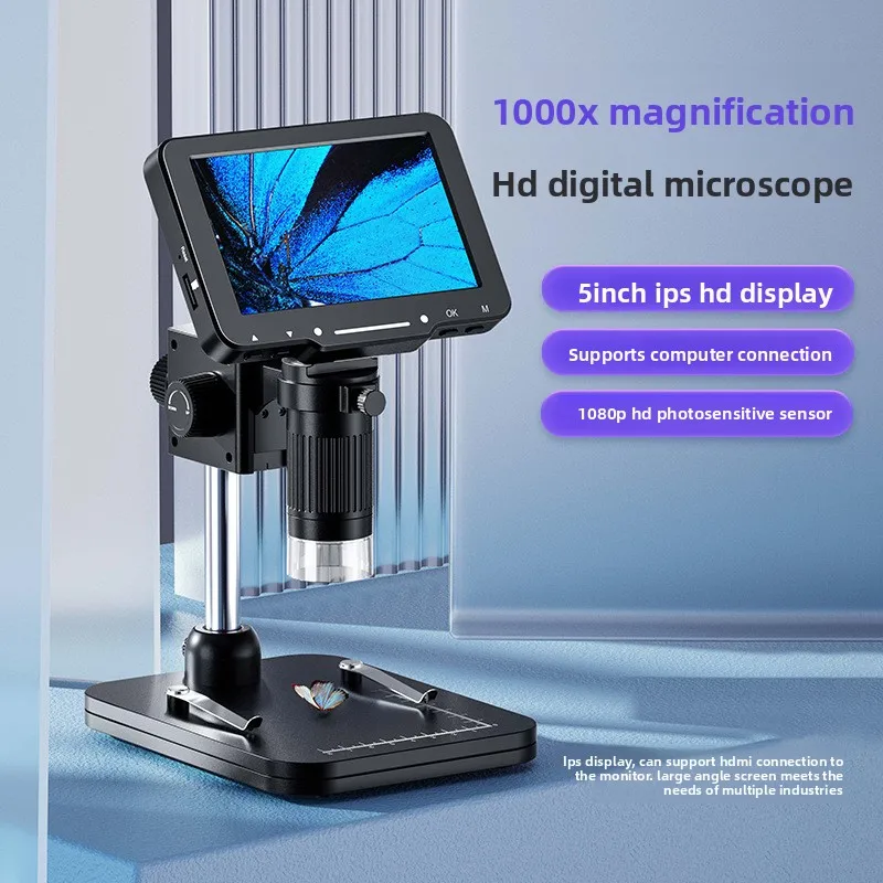 

LP050 5 Inch High-definition Electronic Digital Microscope Mobile Phone Circuit Board Dimension Digital Magnifying Glass