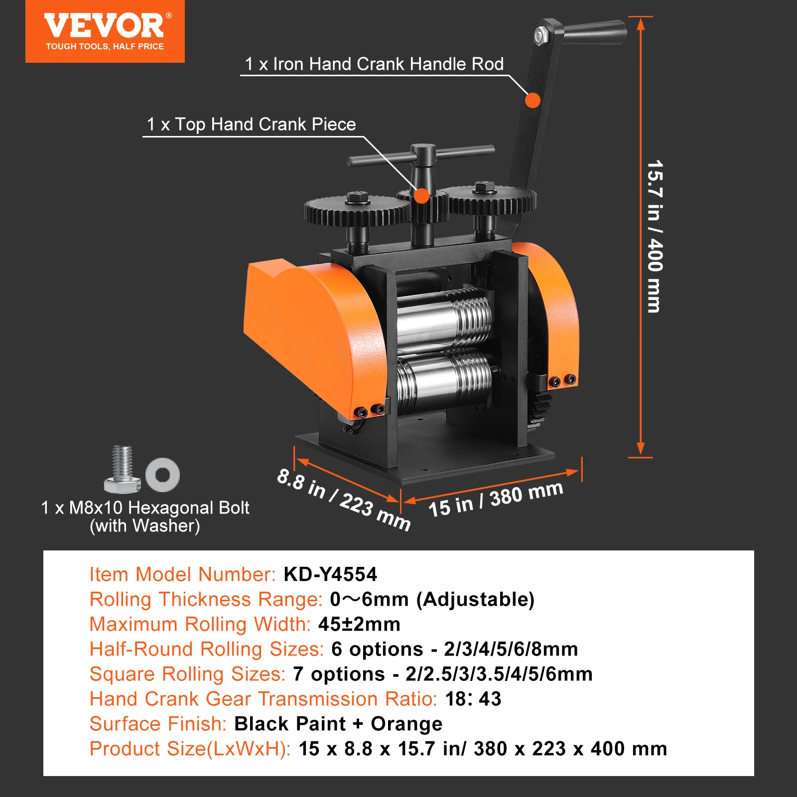 SucceBuy 45/57/75/76 mm Sieraden Walserij Machine 3in1 Multifunctionele Walserij voor Metalen Sieraden Maken Vel Vierkante Draad