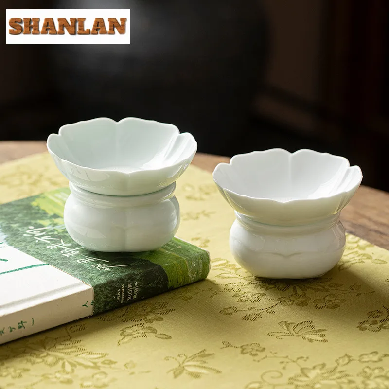 Flower-shaped Tea Separator Infusor Antique Leaf Strainer Tea Strainer Dispenser Tea Maker Tea Filter Chinese Tea Set Collection