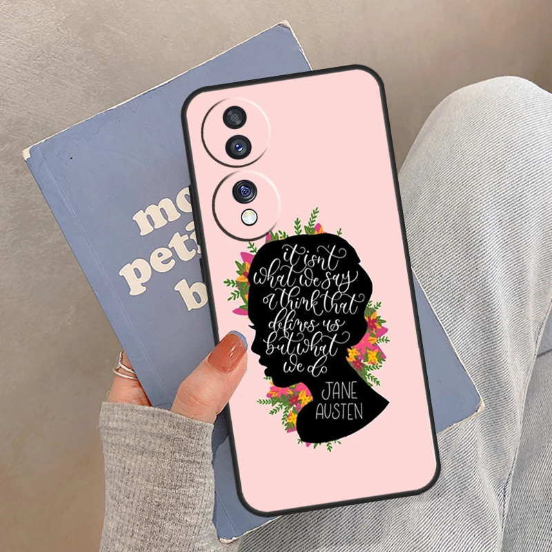 حافظة جين أوستن لهاتف Honor Magic 5 6 7 Pro لهاتف Honor 400 200 Lite 50 70 90 X9 X8a X8b X9a X9b X9c