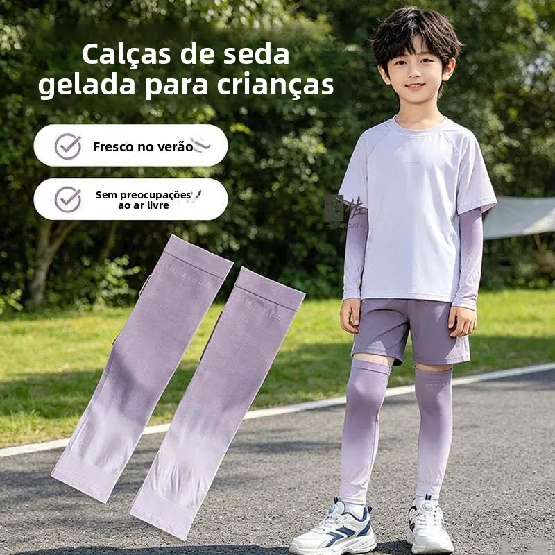 meias-protetoras-de-seda-gelada-para-criancas-no-verao-repelentes-de-mosquitos-respiraveis-esportivas-coberturas-de-perna