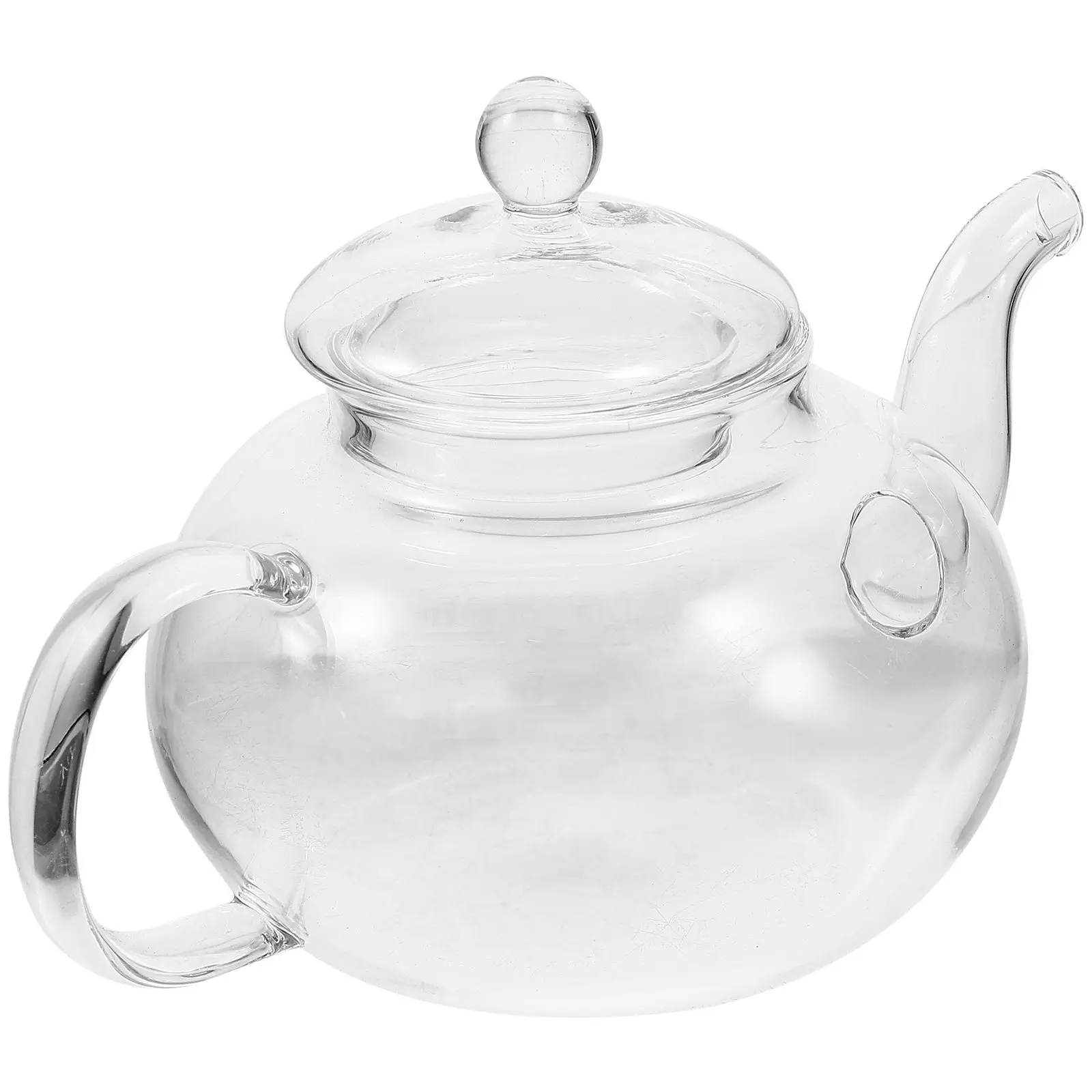 

Thickened Glass Tea Pot Large Capacity Elegant Anti-Scalding Handle for Loose Leaf Scented Tea Home Use Traditional Chinese