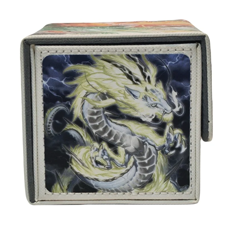 Yu-Gi-Oh Card Case Tenpai Dragon Fadra Tcg Diy High Quality Leather Action Toy Figures Anime Game Collection Storage Box Gift