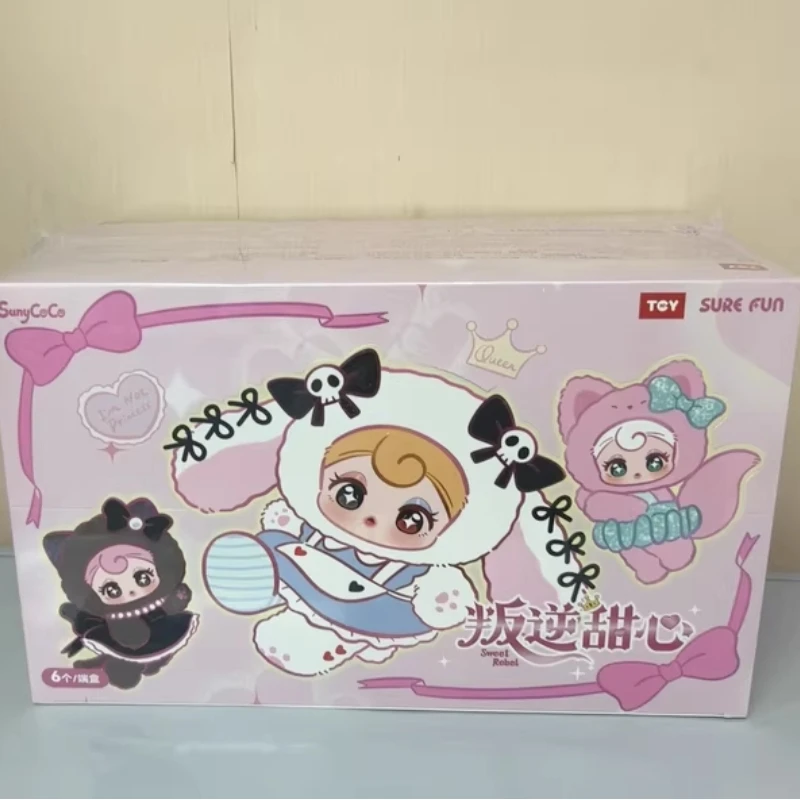 

Игрушки Аутентичный продукт Sunycoco Rebellious Sweetheart Плюшевая серия Слепая коробка Милая кукла ручной работы Модель куклы Фестивальные подарки