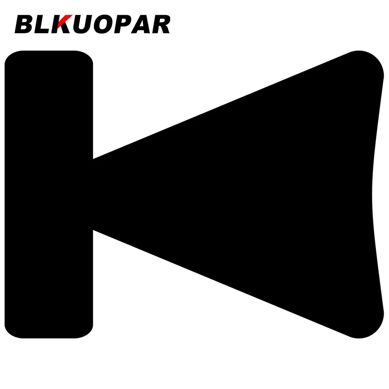 BLKUOPAR For Previous Button Car Stickers Waterproof Personality Decals Occlusion Scratch Vehicle Caravan Decor Car Label