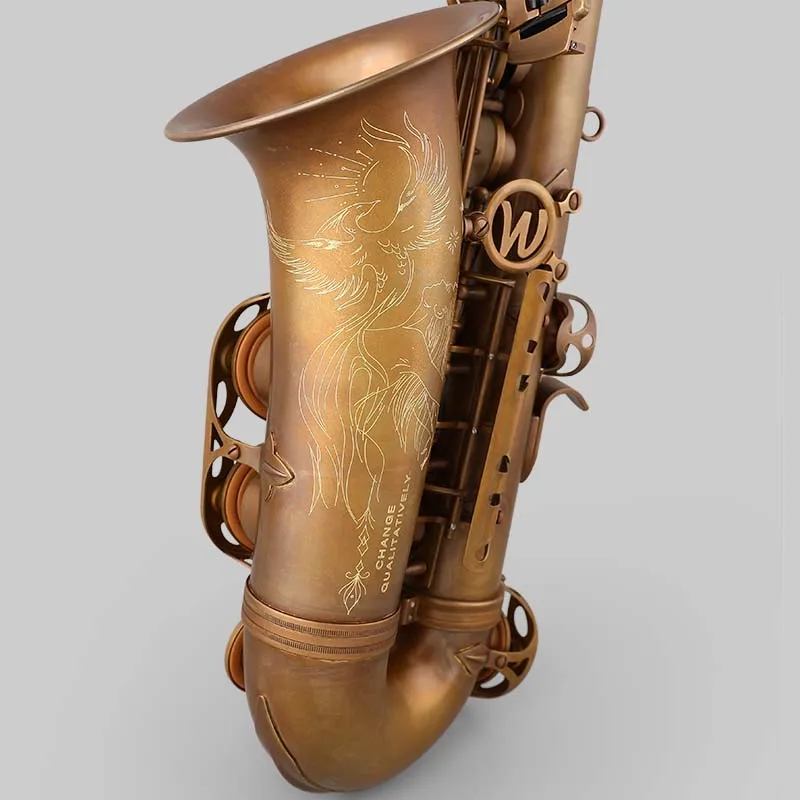 WEISSENBERG Music instruments alto Saxophone Eb SAX Rosefinch NL Brass Bare copper