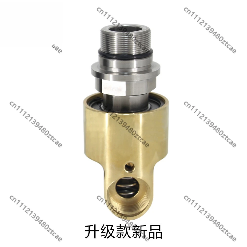 Universal Quick Exhaust Silencing Rotary Union For Punching Machine Stainless Steel Shaft Industrial Air Connector